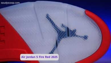 Air Jordan 5 Fire Red 2025