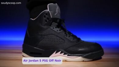 Air Jordan 5 PSG Off Noir