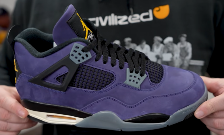 Air Jordan 4 Lakers Imperial Purple Review