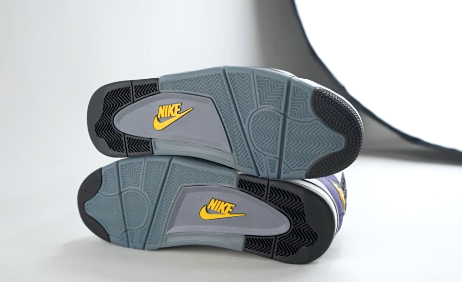 Air Jordan 4 Lakers Imperial Purple