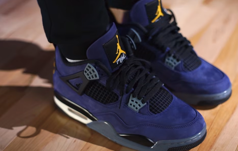 the Air Jordan 4 Imperial Purple Review