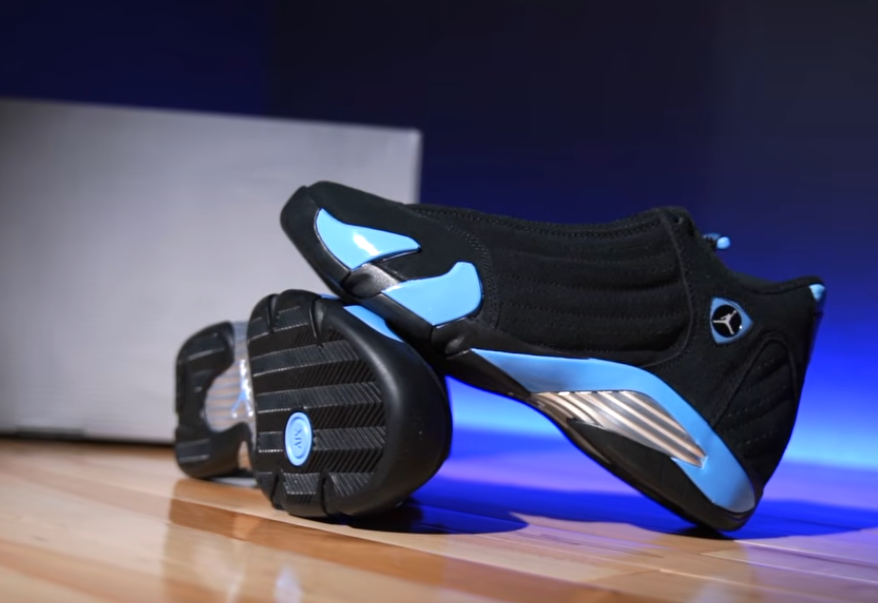Air Jordan 14 Black University Blue