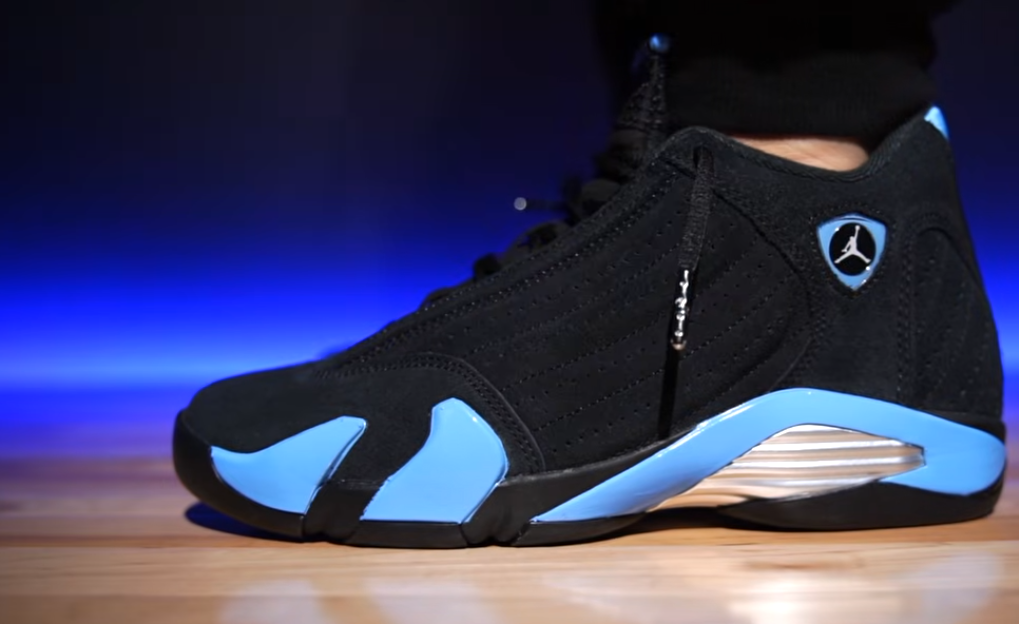 Air Jordan 14 Black University Blue